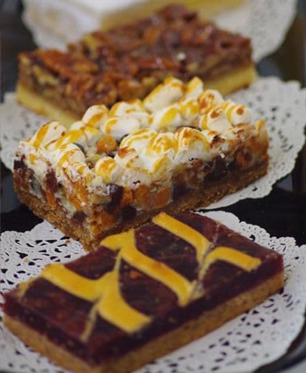 Dessert bar tray for a catered office lunch