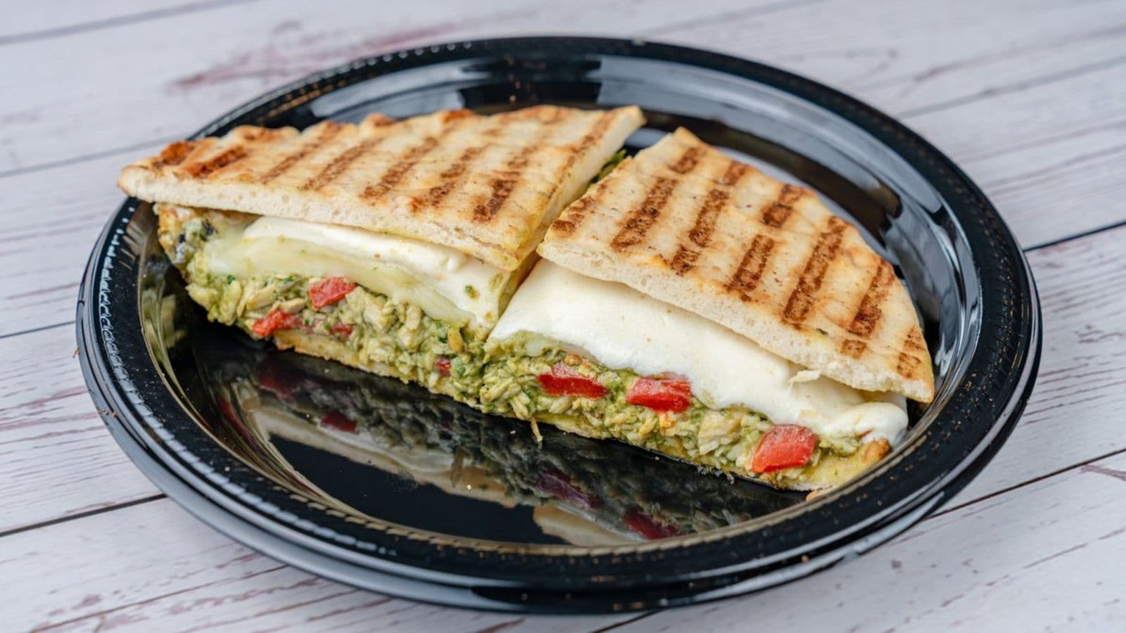 Grilled Italiano panini from Simply Delicious Catering's office lunch menu in NJ